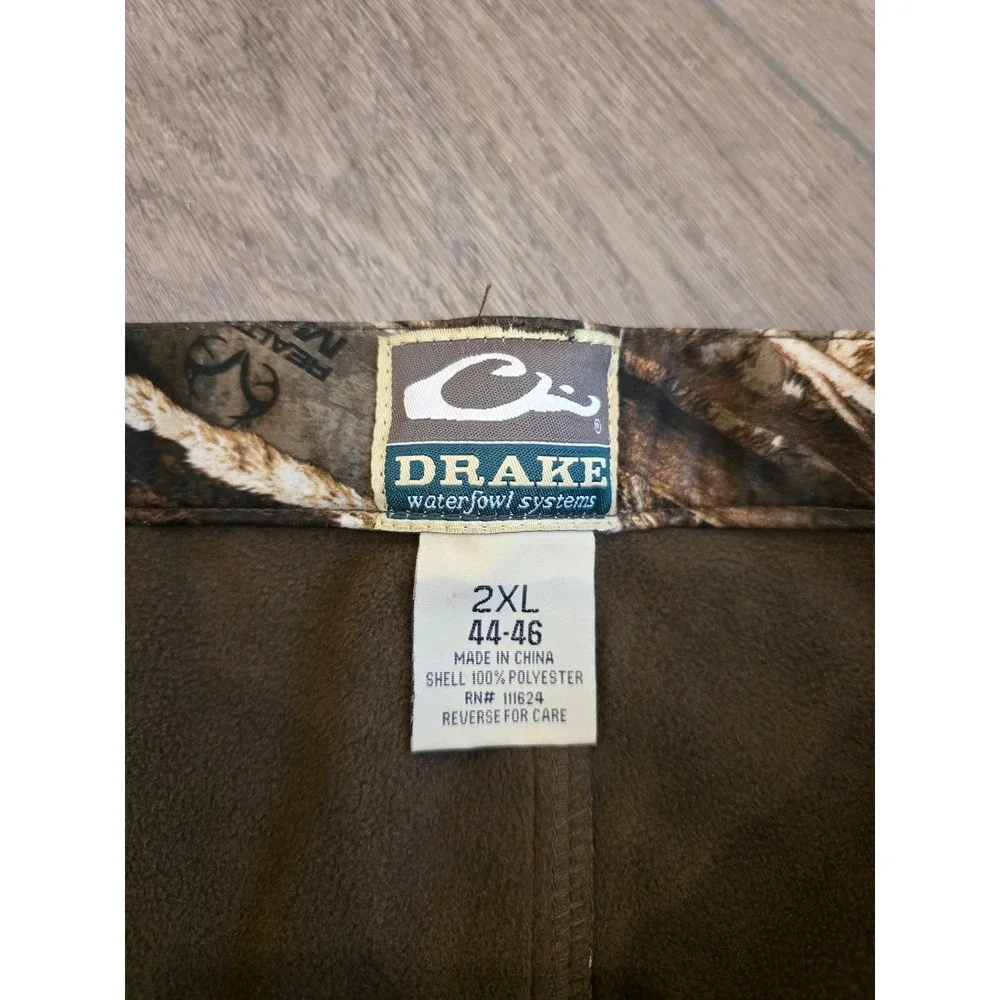 Drake Waterfowl Men's Size 2XL‎ 42-46 Camo Realtree Max-5 Duck Hunting Pants